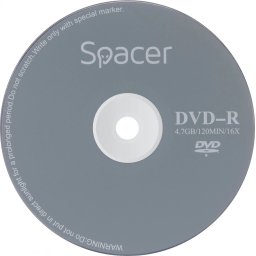 DVD-R SPACER 4.7GB, 120min, viteza 16x, 1 buc, plic, DVDR01 8115 001 001 157227.0