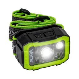 Lanternă frontală LED reîncărcabilă, reglabilă, 10 W/5 V, IP66, 750 lm, 1500 mAh