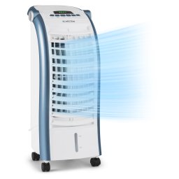 Klarstein Maxfresh, răcitor de aer, ventilator, 3 in 1, 6 l, 65 W, telecomandă, 2 x pastile de răcire (ACO6-MaxfreshOceanWB)