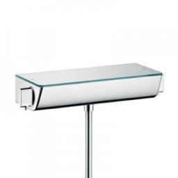 Baterie Hansgrohe pentru dus cu termostat model Ecostat Select, alb/crom
