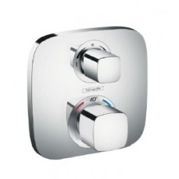 Baterie cu termostat incastrata Hansgrohe gama Ecostat E, 2 functii, crom