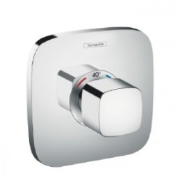 Baterie cu termostat incastrata Hansgrohe gama Ecostat E, crom, debit mare