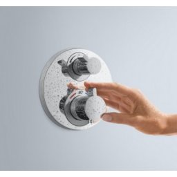 Baterie cu termostat incastrata Hansgrohe gama Ecostat S, 1 functie, crom