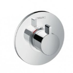 Baterie cu termostat incastrata Hansgrohe gama Ecostat S, crom, debit mare