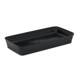 Lavoar Ideal Standard model Ipalyss de 80x40 cm negru lucios