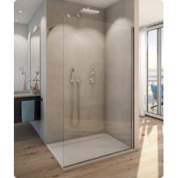 Paravan independent 150 cm cu profil compensator Sanswiss gama Walk-In Easy geam 8 mm