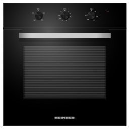 Cuptor Incorporabil Heinner HBO-M654G-GBK | 65L, Gaz, 5 Functii, Grill Electric, Negru, 59.5x57x59.5cm
