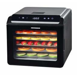 Deshidrator Heinner NatureDry HFD-KD600BK | 600W, 6 Tavi, Timer, Negru