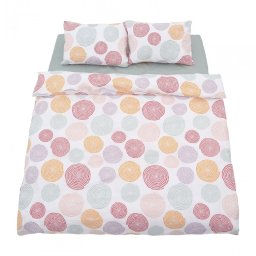 Lenjerie Pat Heinner HR-DBL132-MRA | Dubla, 100% Bumbac, 4 Piese