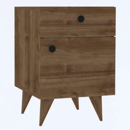 Woody Fashion noptiera dormitor 40x43.8x60 cm, 1 sertar, PAL, stejar - Verificat A · Re-Bloom