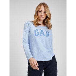 Bluze pentru femei GAP - albastru deschis