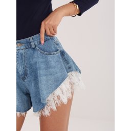 Pantaloni scurți din denim bleumarin