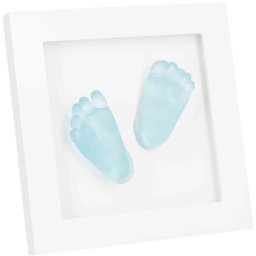 Dooky Crystal Memories DeLuxe 3D Frame Handprint & Footprint set de mulaj pentru amprentele bebelușului 1 buc