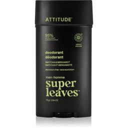 Attitude Super Leaves Men Deodorant deodorant pentru bărbați Matcha & Bergamot 75 g