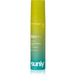 Attitude Sunly Mineral Sunscreen Spray SPF 50+ spray autobronzant cu minerale fara parfum SPF 50+ 75 ml