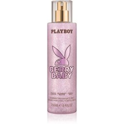Playboy Berry Baby spray pentru corp cu particule stralucitoare pentru femei 250 ml