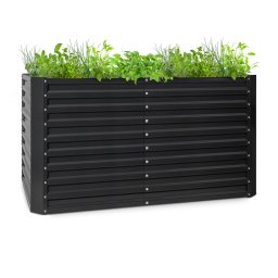 Blumfeldt High Grow Straight, ghiveci ridicat, 200 x 90 x 100 cm, 1800 l, oțel (GDMB4-High-200*90-AN)