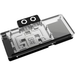 Alphacool Core RX 9070 XT Mercury, water cooling transparent/chrome, incl. backplate