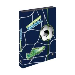 Cutie jumbo pentru caiete A4 cu model fotbal