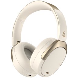 Casti fara fir Edifier WH950NB Ivory, 40 mm, 55 ore, Difuzoare dinamice acoperite cu titan, 3 moduri, Timer, Bluetooth V5.3, ANC, ENC, Hi-Res, Bej