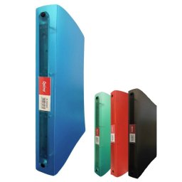 Caiet mecanic A4 Optima Flex, 4 inele D25 mm, coperti flexibile semitransparente PP