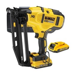 DeWalt - DCN660D2 - Pistol de batut cuie cu 2 acumulatori si incarcator, Li-Ion, 18 V, 2 Ah, cuie pentru lemn, valiza plastic