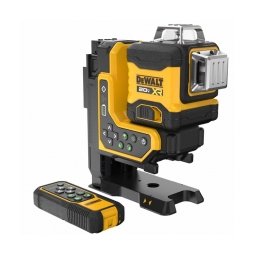DeWalt - DCLE34035B - Nivela laser cu linii, 80 m, +/-0.3 mm/m, 3 linii laser, fascicul verde, proiectie 360 grade, suport perete