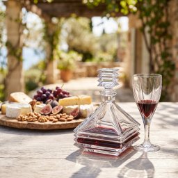 Set 6 Pahare de Vin Rosu cu Decantor Cristal Bohemia Maria