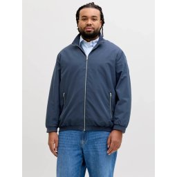 Jack & Jones Plus Jacheta bomber, barbati big sizes, Albastru inchis (SELECTATI MARIMEA: 7XL)