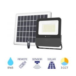 Proiector solar 3000-4000-6500K 250W Alb reglabil