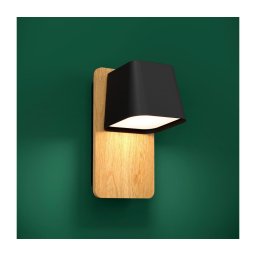 Aplică Eglo 390009 RUSCIO 1xE27/40W/230V negru/maro