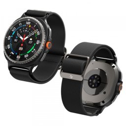 Curea Spigen Lite Fit pentru Samsung Galaxy Watch8 / Watch8 Classic Series, Neagra AMP10117