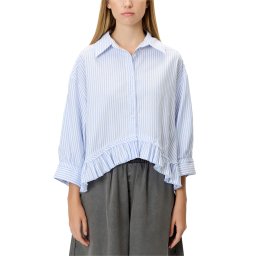 DIRTY LAUNDRY Cămaşă Striped Cropped DLWS000030 blue