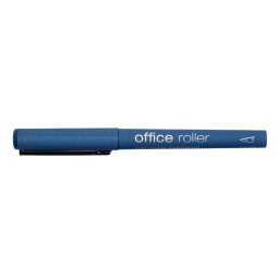 Roller 0,5mm cu capac, clips metal, ALBASTRU