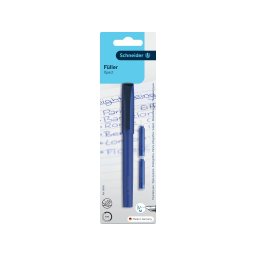 Stilou Schneider Xpect/Vivaz + 2 patroane/blister, albastru