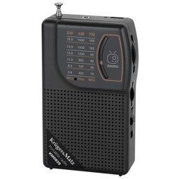 Radio portabil analog Kruger&Matz cu AM/FM/SW si incarcare USB-C