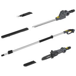Trimmer gard viu telescopic + drujba pe acumulator 20V Rebel, fara baterie