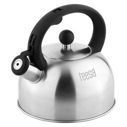 Ceainic cu fluier Teesa din otel inoxidabil, 2L, maner rece