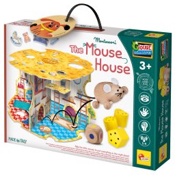 Joc Montessori Casuta soricelului din lemn educativ, 3 ani+