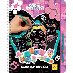 Carticica de razuit Gabby's Dollhouse cu pisicute, 44 pagini