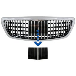 Capac Distronic pentru grila centrala Mercedes S-Class W222/X222, crom