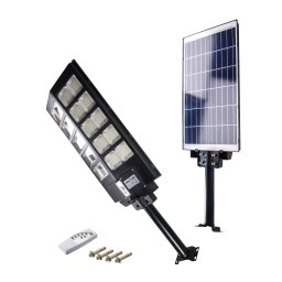 Lampa solara stradala cu panou solar 8000lm 6500K, baterie 30Ah