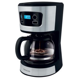 Cafetiera cu filtru Sencor SCE 3700BK, 0,75 l, 700 W, compacta