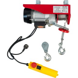 Macara electrica Raider 250 kg, 510W, cablu 12 m, troliu RD-EH01