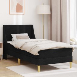 Cadru de pat cu saltea cu headboard Poliester GartenMobel Dekor