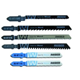 Set 10 lame pentru fierastrau pendular, lemn si metal, prindere T