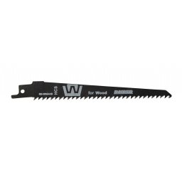 Set 2 lame pentru fierastrau sabie Raider, pentru lemn, 150 x 1,25 mm