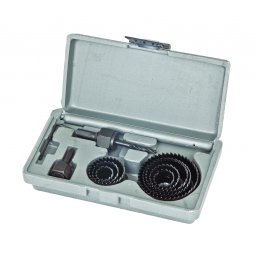 Set 11 freze pentru gaurire lemn, PAL si gips-carton 19-64 mm