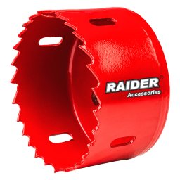 Carota bi-metal 57 mm Raider pentru lemn, metal si plastic