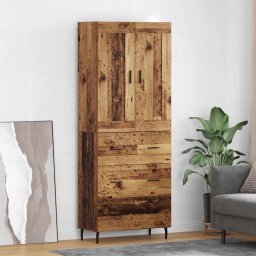 Bufet cu sertar 2 pcs Lemn vechi Lemn compozit GartenMobel Dekor